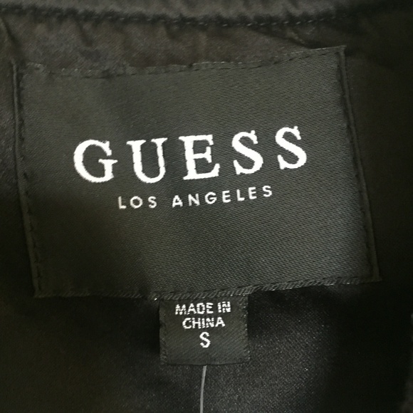 Guess Embellished Bomber Jacket - Picture 3 of 7